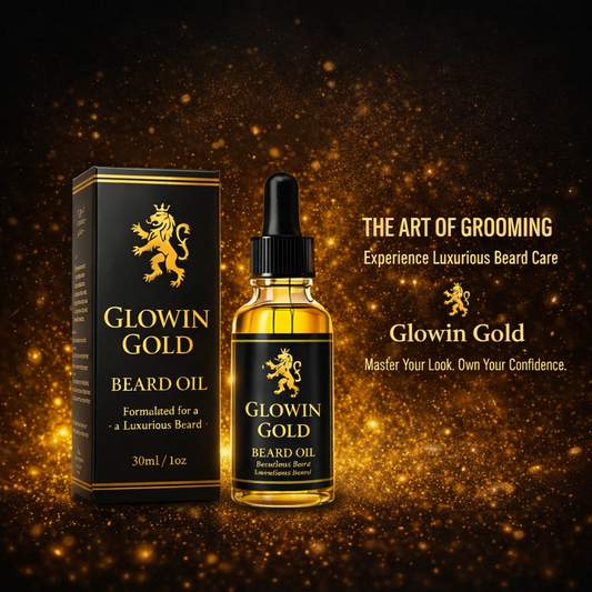 Glowin Gold Beard Oil | Thick, Strong & Healthy Beard