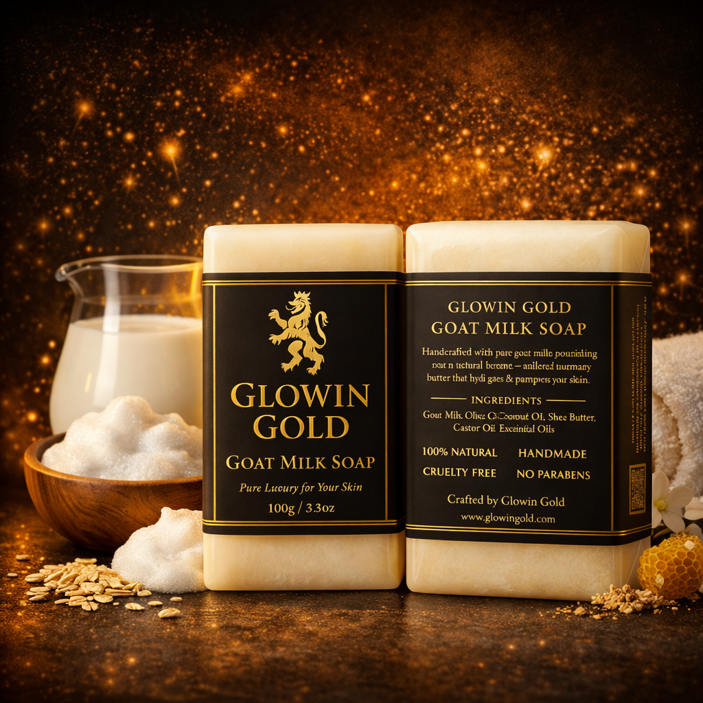 Glowin Gold Goat Milk Soap
