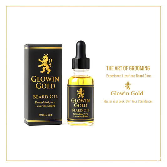 Glowin Gold Beard Oil | Thick, Strong & Healthy Beard